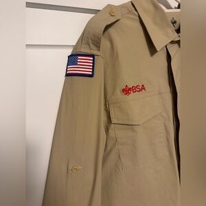 Scouts BSA Long Sleeve Uniform Shirt - Adult